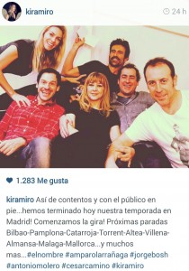 Kira Miró anuncia en Instagram su visita a Torrent