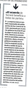 Noticia publicada el martes, 1 de diciembre de 2015 en el diario Levante-EMV