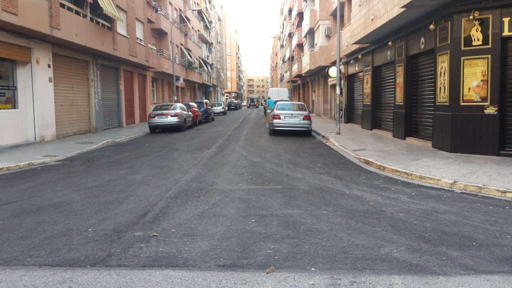 asfaltado de calles de Torrent