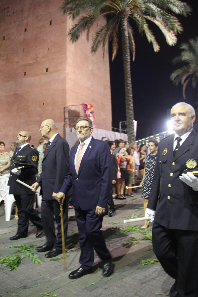 El alcalde en la procesión del 30 de julio
