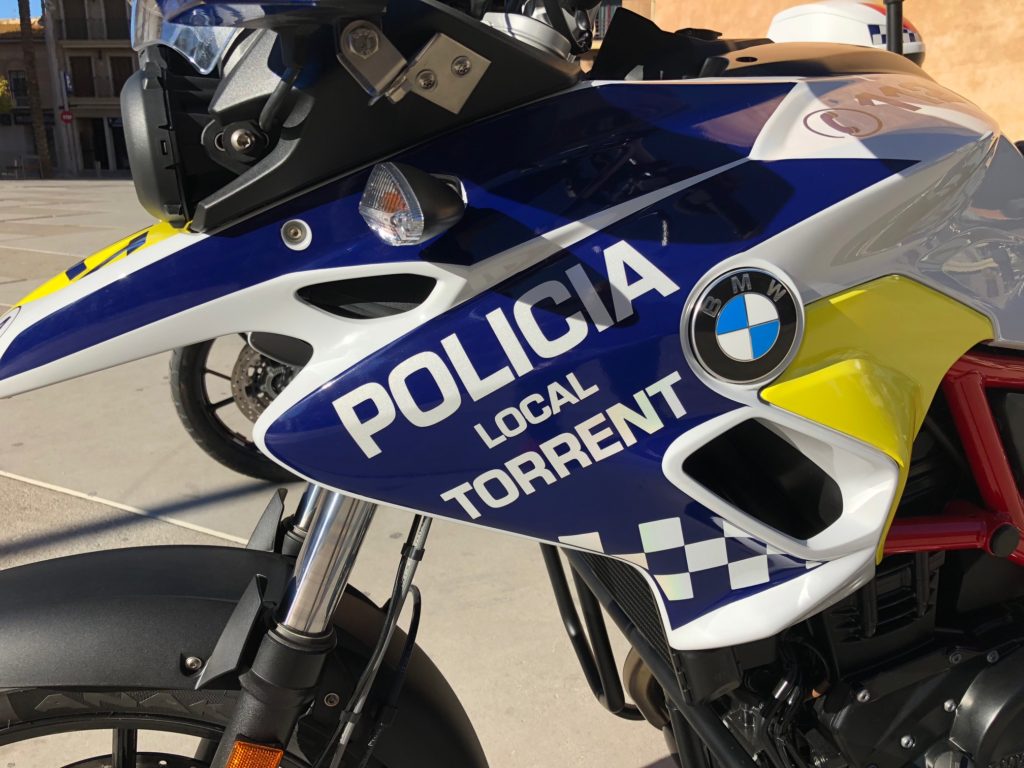 Detalle BMW Policía Local Torrent