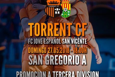 El Torrent CF jugará la primera eliminatoria de ascenso a Tercera frente al Jove Español