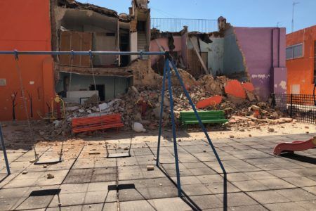 Folgado: “la vivienda que ha caído sobre los columpios de San Marcos es un aviso de cómo se encuentra el Centro Histórico de Torrent”