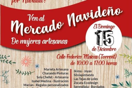 La asociación andaluza organiza un mercadillo navideño con artesanía realizada por mujeres