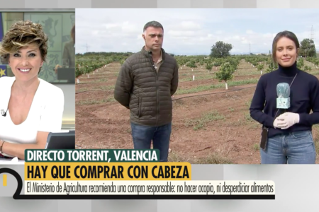 Gozalvo: «la distribución de frutas y verduras está garantizada»