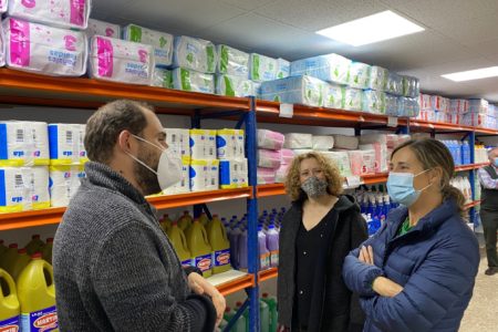 Bastidas y Folgado piden más recursos públicos para Cáritas, por su labor social extraordinaria en estos momentos