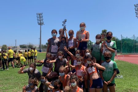 Las atletas del CA Torrent sub12, campeonas provinciales