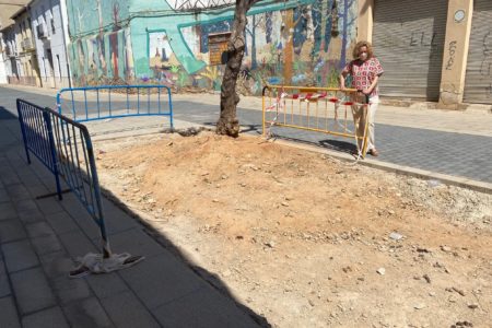 Folgado lamenta que las obras inacabadas de la Pl. de las Fuentes la hayan convertido en un pipican