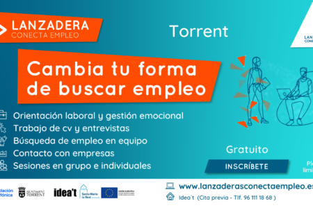 Fundación Santa María la Real y Fundación Telefónica traen a Torrent una nueva edición de Lanzadera Conecta Empleo