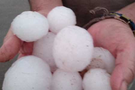 Un nuevo episodio de pedrisco golpea 17.200 hectáreas de campos de cultivo en la Comunitat