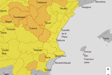 Torrent celebra la Plantà de las Fallas 2021 con riesgo de precipitaciones de 20mm en una hora y probabilidad de granizo