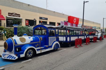 Regresa el tren de la Navidad entre Moralets y Las Américas