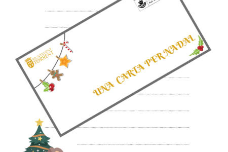 Los escolares de Torrent envían su carta individualizada de Navidad a las personas mayores