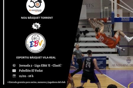 NB Torrent pide el apoyo para llenar el pabellón frente al EB Vila-Real