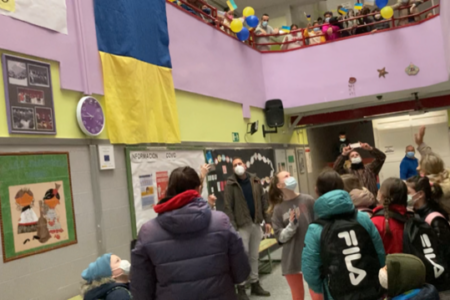 El colegio Juan XXIII da la bienvenida a un grupo de alumnos ucranianos 