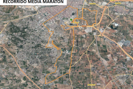Vías afectadas por la Media Maratón y 10K este próximo domingo en Torrent