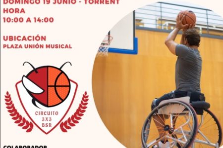El Circuito 3×3 de Baloncesto en Silla de Ruedas llega a la plaza de la Unió Musical