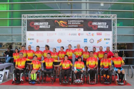 100 deportistas participaron en la clausura del Campeonato de España de Ciclismo Adaptado