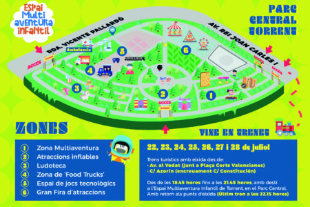 Parc Central se convierte en un espacio multiaventuras durante julio