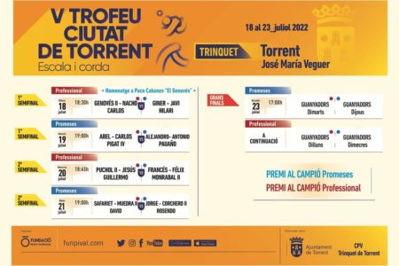 Comienza la V edición del «Trofeu de Escala i Corda Ciutat de Torrent»