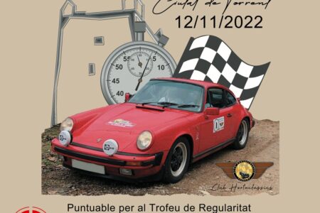 La Av. Reina Sofía será mañana la salida del IV Rally Regularidad Ciutat de Torrent