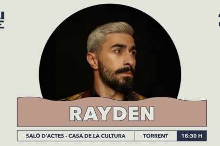 El cantante Rayden presentará en Torrent el poemario «Amoratado»