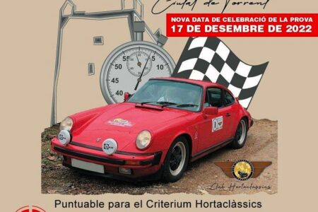 Mañana Las Américas acogen la salida del IV Rally Regularidad Ciutat de Torrent