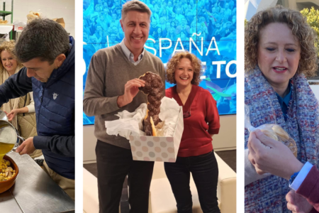 Folgado muestra el orgullo de ser de Torrent y su gastronomía típica ante líderes nacionales del PP