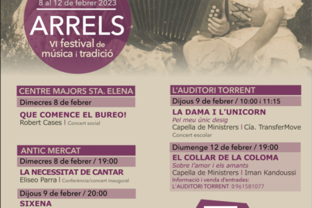 Todo preparado para la sexta edición del festival de música y tradición ‘Arrels’