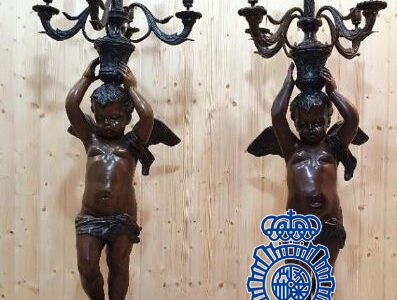 La Policía localiza en Toledo dos candelabros sustraídos en Torrent y detiene al autor del robo