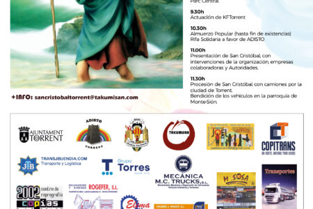 Los camioneros celebran San Cristóbal este domingo en Parc Central