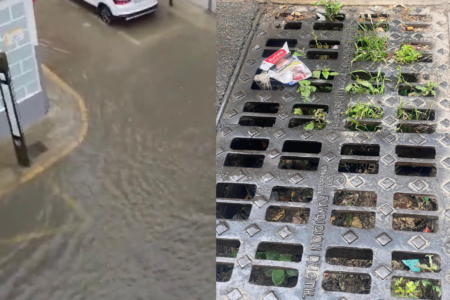 Imbornales embozados e inundaciones a cinco días de las elecciones municipales
