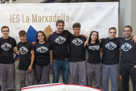 El IES La Marxadella calienta motores para la Shell Eco-marathon Europe 2023