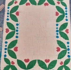 Vecinos de las calles Massanassa, las Fuentes y clavarios preparan un tapiz a la Virgen para el traslado