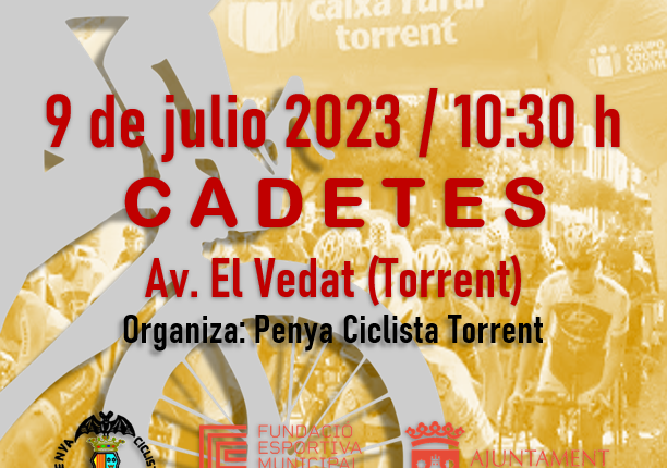 CARTEL Carrera Ciclista Cadete 2023