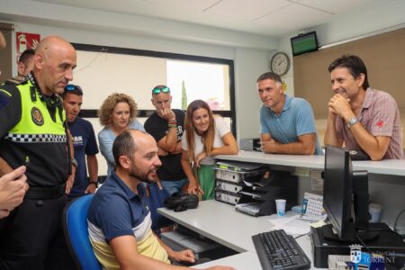La Policía Local de Torrent se forma en las últimas tecnologías de prevención de incendios