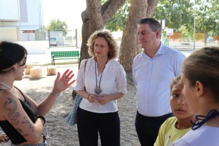 Folgado visita el Campus San Juan Bautista y sorprende a los mas pequeños
