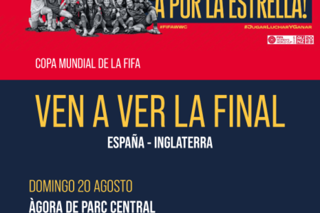 Torrent pondrá pantalla gigante en el Ágora de Parc Central para ver a España en la final del mundial femenino