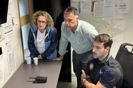 75 litros esta madrugada en Torrent, la alcaldesa se une a los servicios de emergencia y les agradece su labor