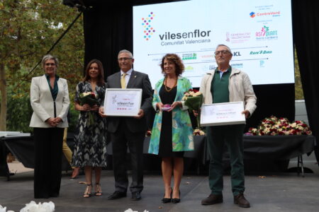 Torrent logra cuatro Flores de ‘Viles en Flor’ celebrado en Castellón de la Plana
