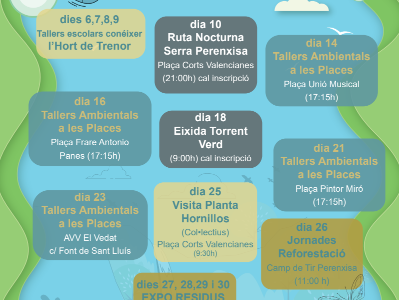Noviembre viene cargado de actividades medioambientales en Torrent