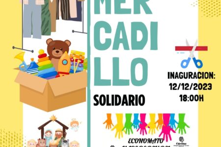 Mercadillo Solidario para el Economato Mare de Déu del Pòpul en Torrent (12 al 30 de diciembre)