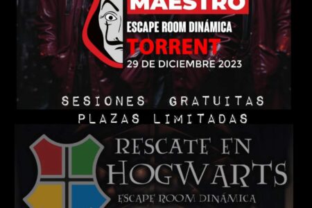 Dos Escape Room y talleres en el CIJ Torrent para jóvenes en esta Navidad