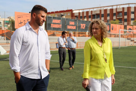 Todo a punto para la renovación del vallado del Campo Sant Gregori