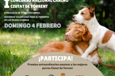 Torrent celebrará un concurso nacional canino el 4 de febrero