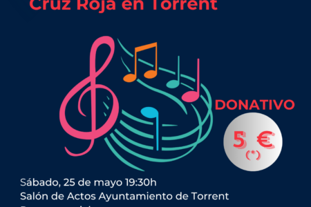 La banda Senior de la Unión Musical de Torrent (UMT) celebrará un concierto solidario a favor de Cruz Roja en Torrent