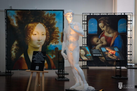 L’Antic Mercat inaugura «Las Madonnas de Leonardo», una exposición inclusiva para disfrutarla con los cinco sentidos