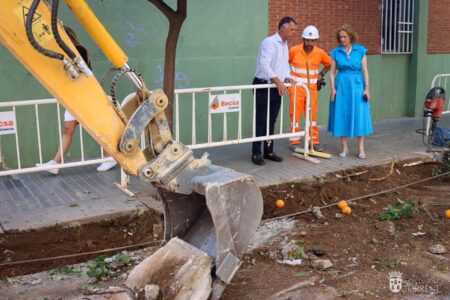 Torrent mejora el acceso a los estacionamientos de Gómez Ferrer retirando el seto