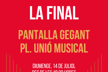 Torrent vivirá la Final de la Eurocopa con pantalla gigante en la Plaza Unió Musical
