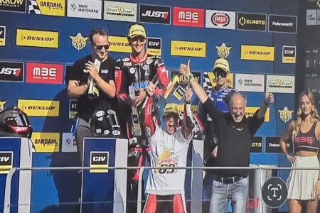 El torrentino Marcos Ruda, campeón de Moto 3 de Italia